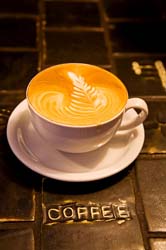 Cappuccino,-Dripolator-Coffee-House,-Black-Mountain,-NC,-USA-
